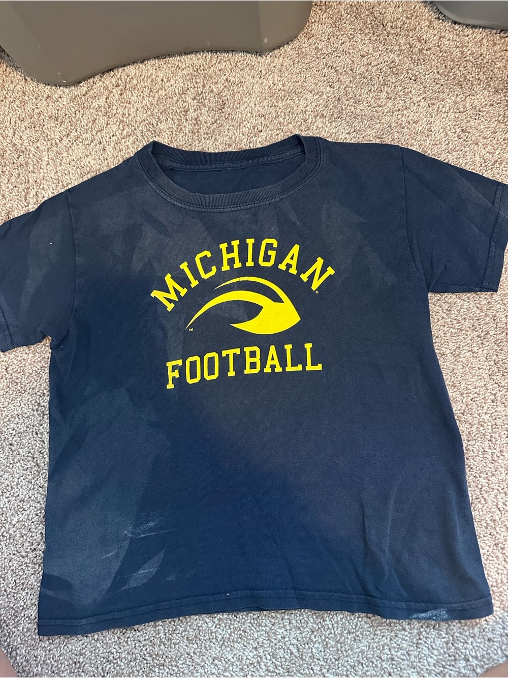 BABY TEE Michigan Football Kids' Navy Blue T-Shirt
